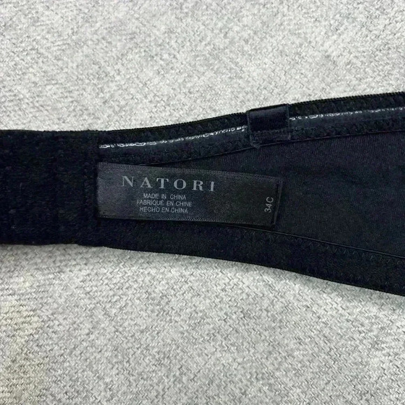 Natori Strapless Bra Size 34C Black Color Wired - Picture 3 of 9